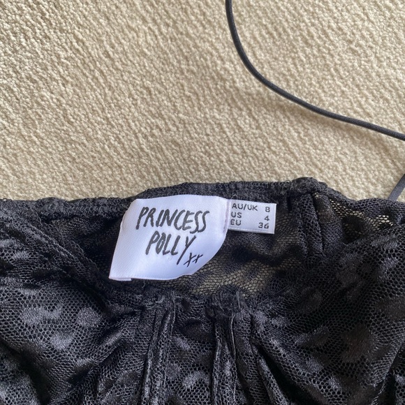 Princess Polly Black Bodysuit - Picture 3 of 4